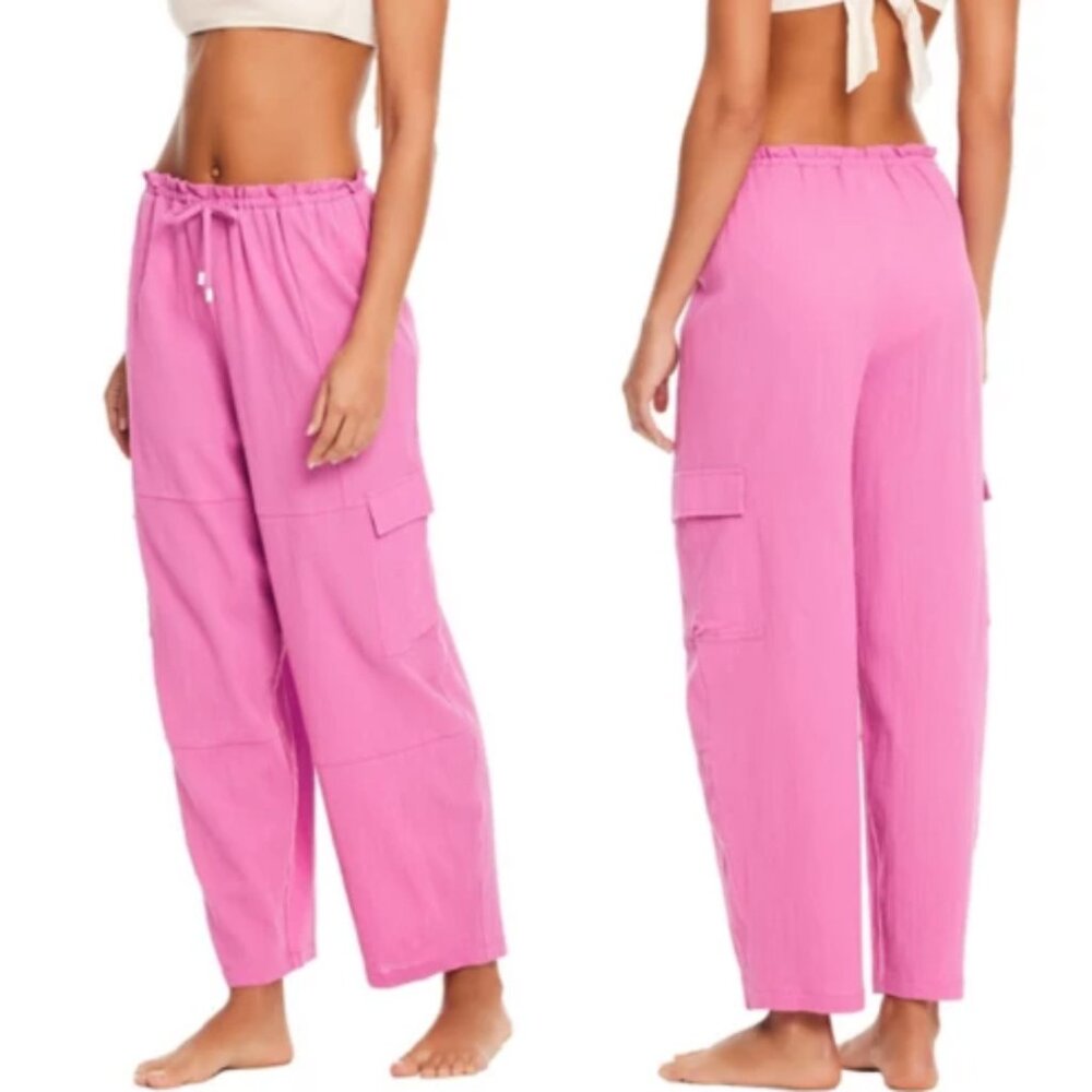 Sanctuary Swim Cover-Up Cargo Pants NWT Sz S